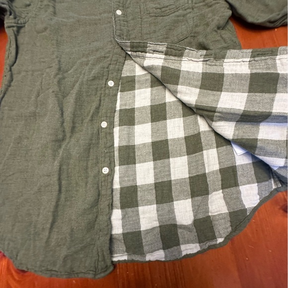 J Crew Mens M Slim Double-Weave Shirt LS Soft Button Down Style AY988 Green - Picture 2 of 11